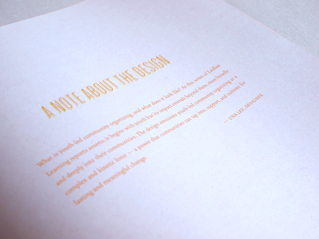 A Note About the Design A Note About the Design